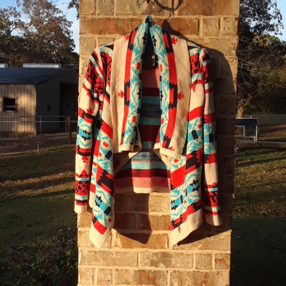Beautiful southwest cardigan size large